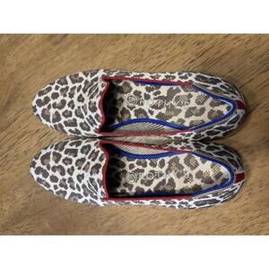 Rothy's The Flat Leopard Print Size W8.5